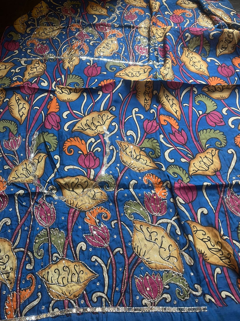 Kalmkari mangam blouse