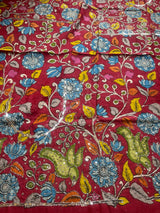 Kalmkari mangam blouse